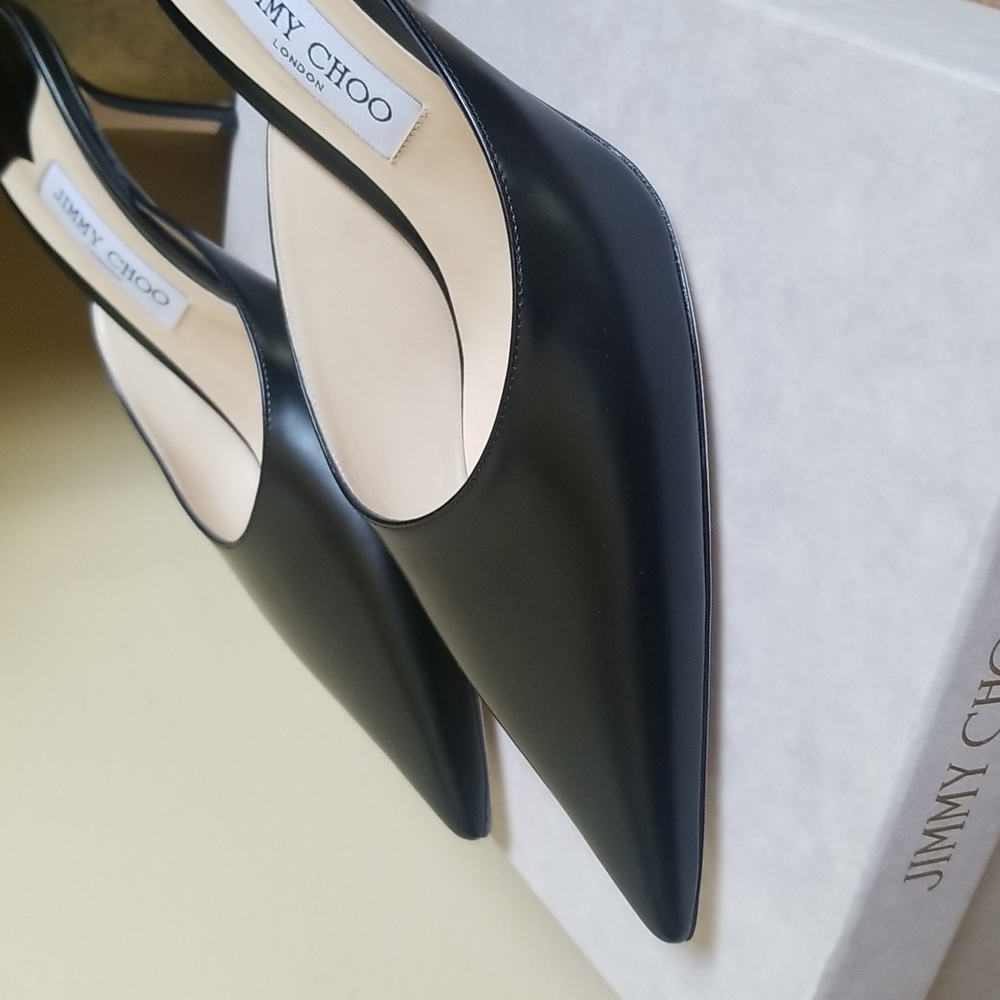 NWOT Jimmy Choo Black Rav 65 Mules - SZ 41 - Picture 4 of 16